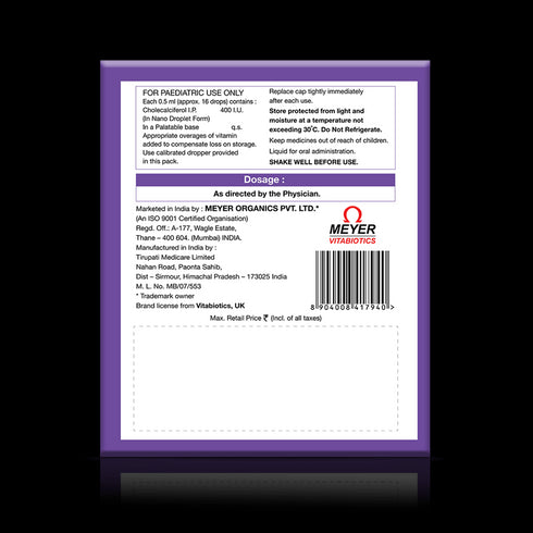 Vitabiotics Ultra D3 Nano Drops